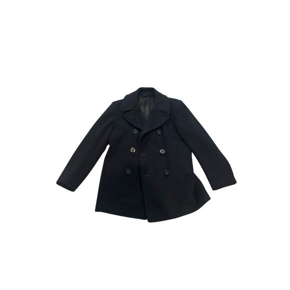 Vintage 50s 60s USN Navy Military Pea Coat - Picture 1 of 11